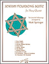 Jewish Folksong Suite sheet music cover